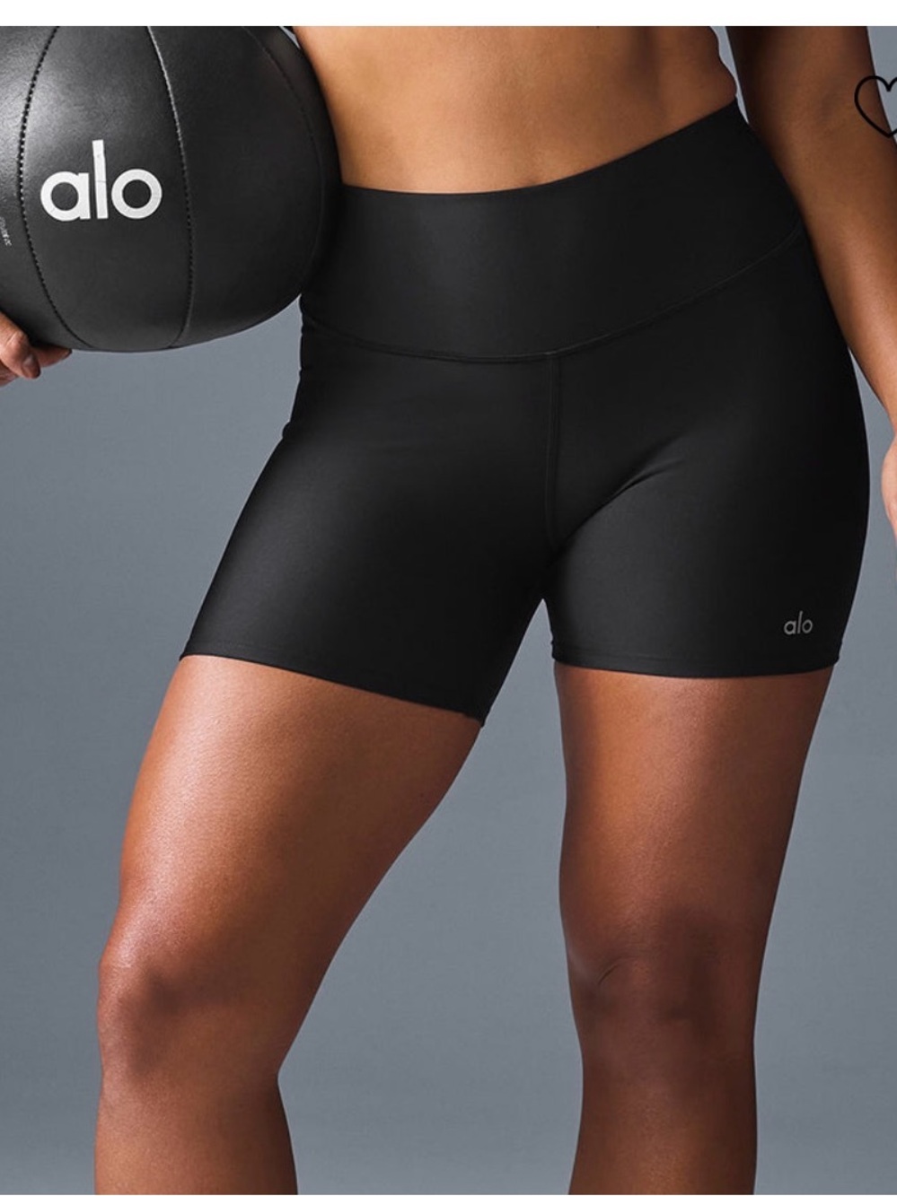 ALO Yoga Black Airlift energy shorts $88 retail NWT